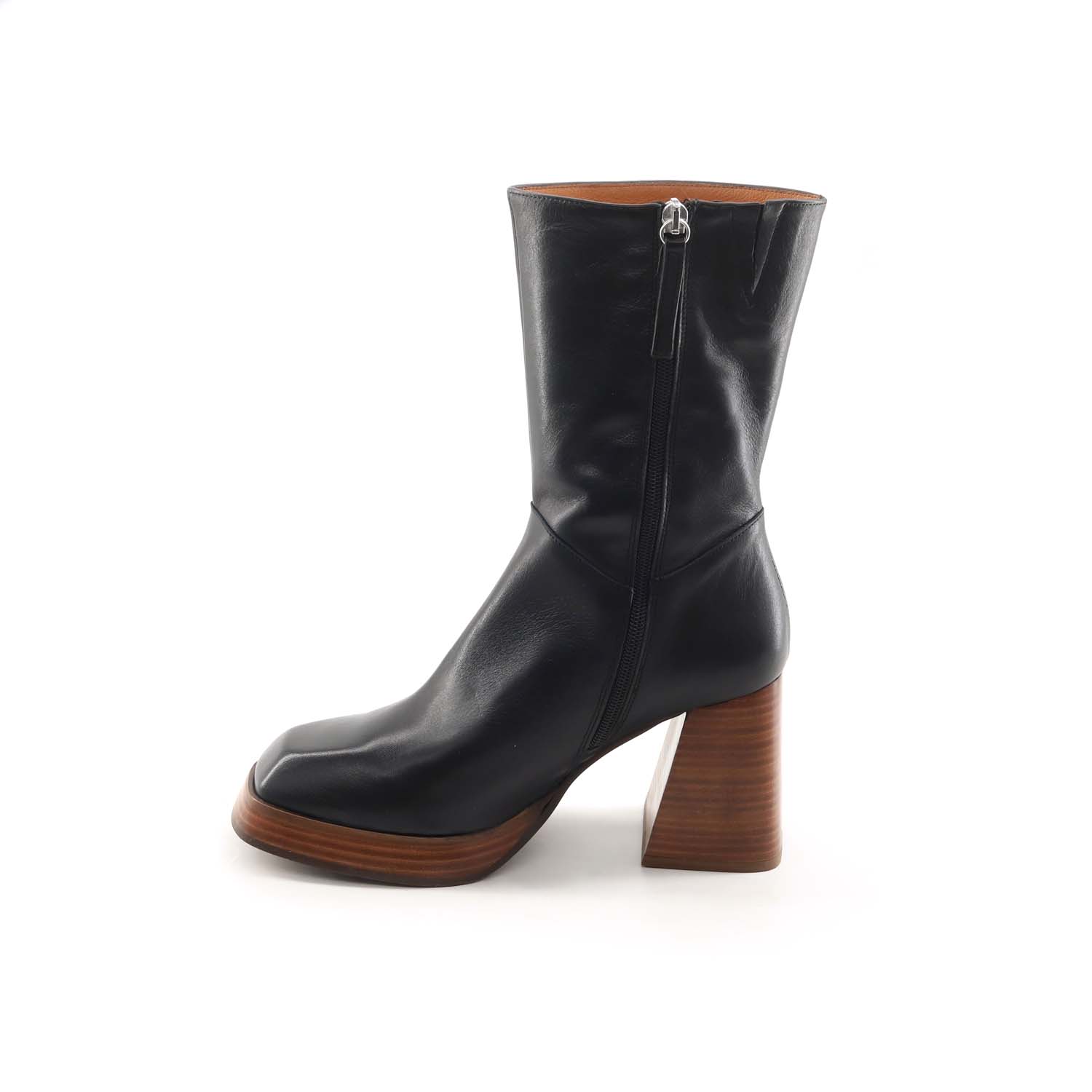 Club Style Stivaletto Con Tacco Nero